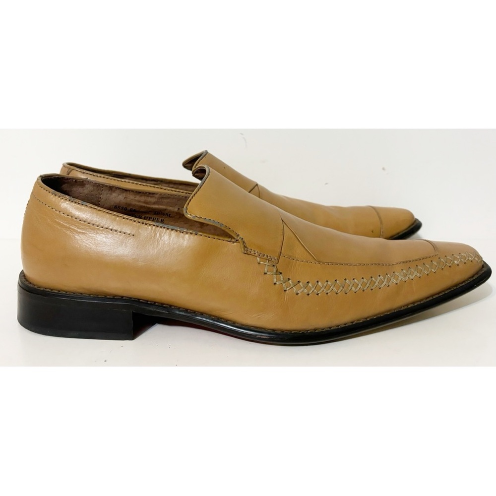 Fratelli Footwear Men's Dress Shoes Size 10.5M Leather Uppers, Dark Tan